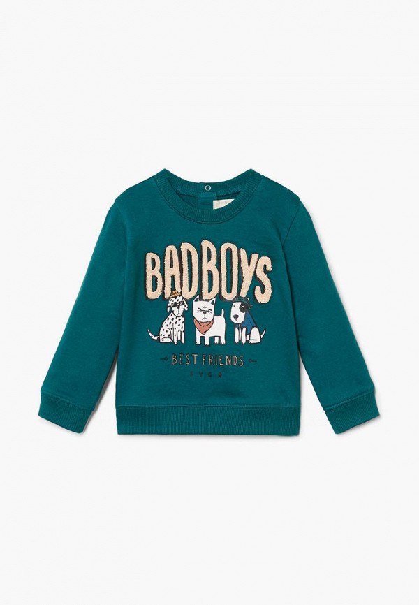 

Свитшот Mango Kids, Бирюзовый