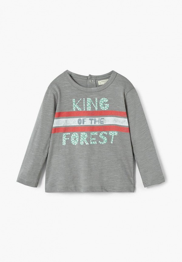 

Лонгслив Mango Kids, Серый