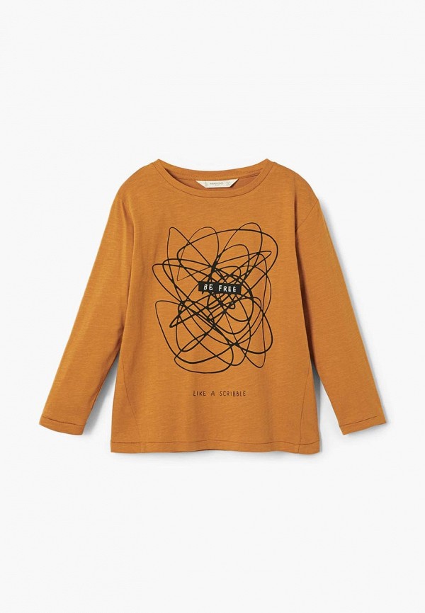 

Лонгслив Mango Kids, Оранжевый
