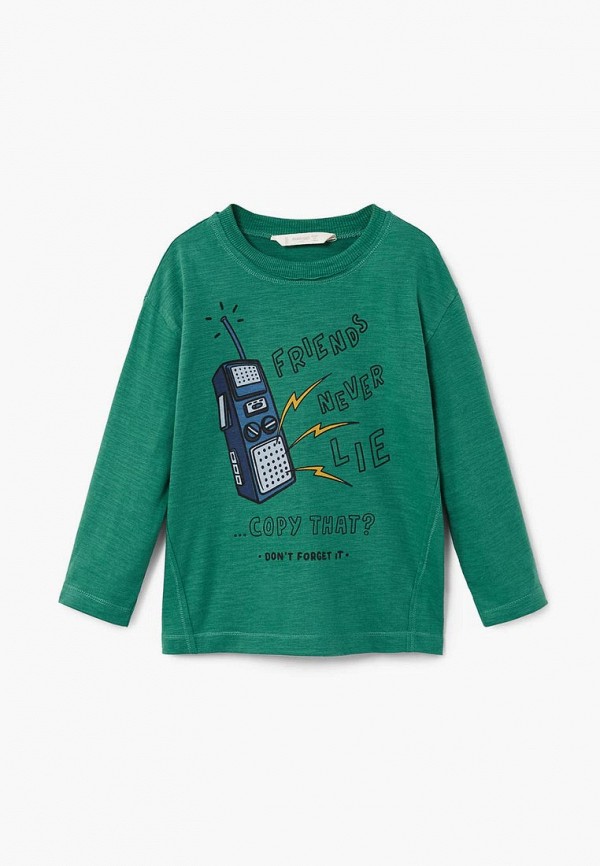 

Лонгслив Mango Kids, Зеленый