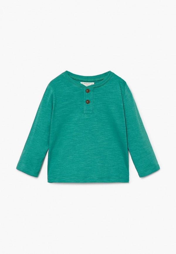 

Лонгслив Mango Kids, Бирюзовый