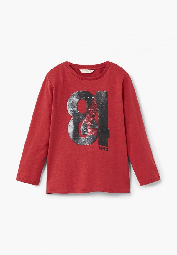 

Лонгслив Mango Kids, Красный