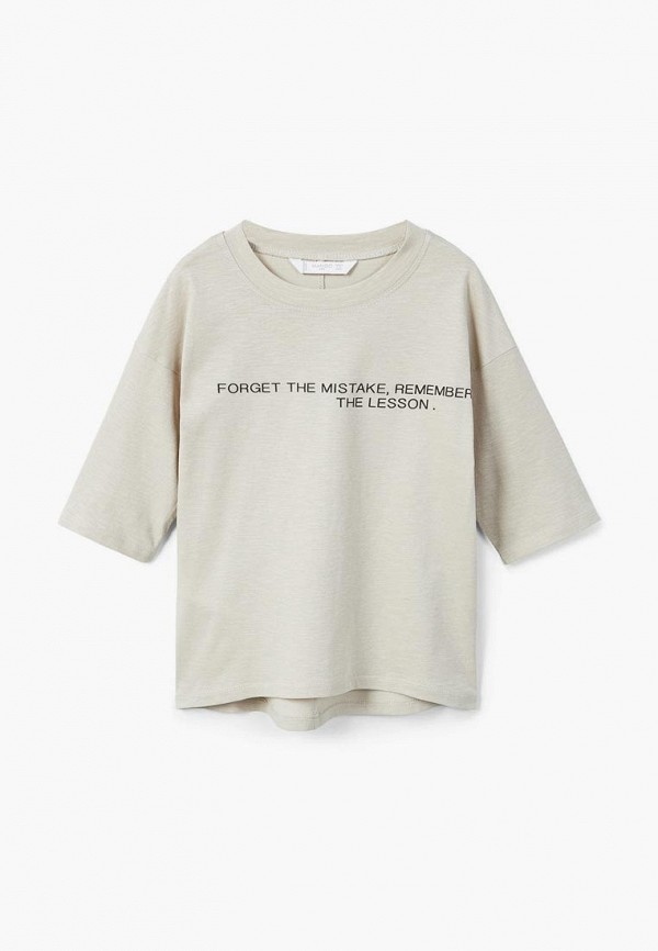 

Футболка Mango Kids, Серый