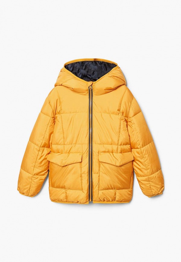 

Куртка утепленная Mango Kids, Желтый
