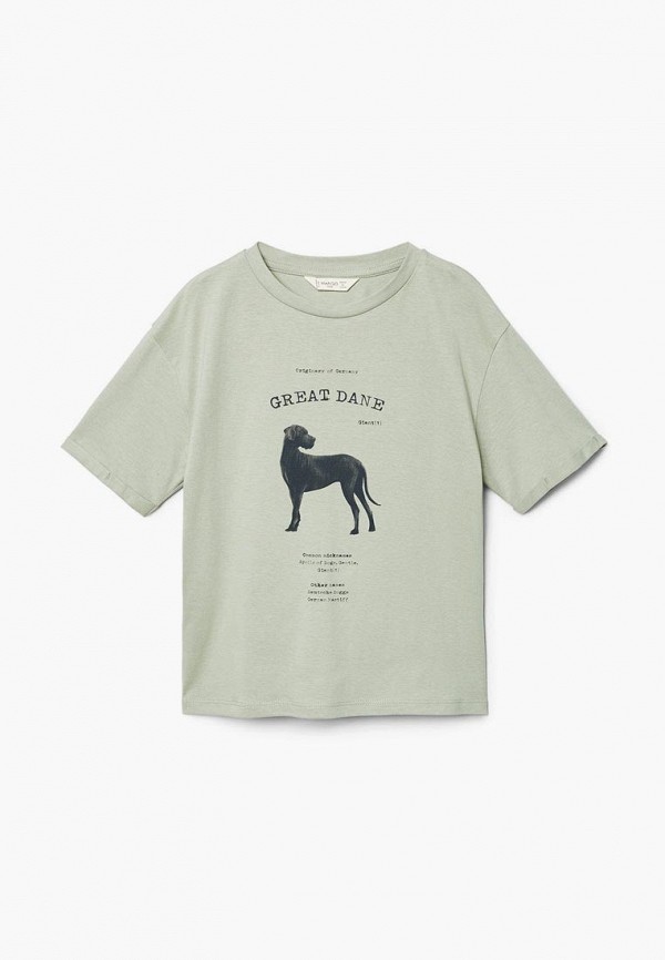 

Футболка Mango Kids, Зеленый
