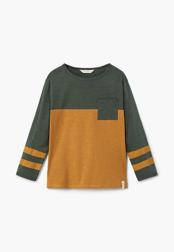 

Лонгслив Mango Kids, Хаки