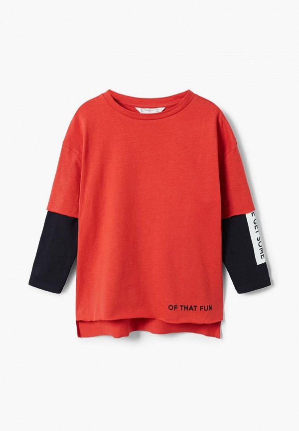

Лонгслив Mango Kids, Красный