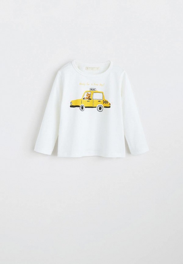 

Лонгслив Mango Kids, Белый