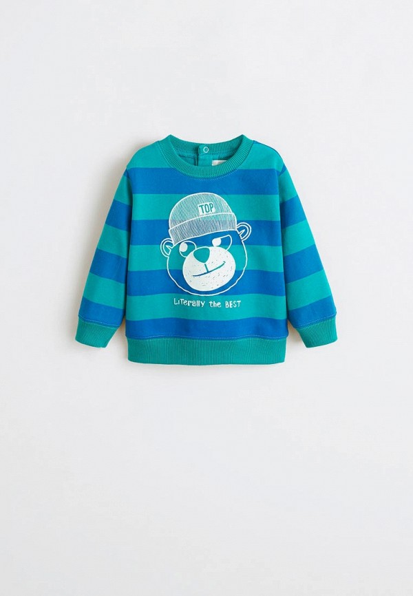 

Свитшот Mango Kids, Бирюзовый