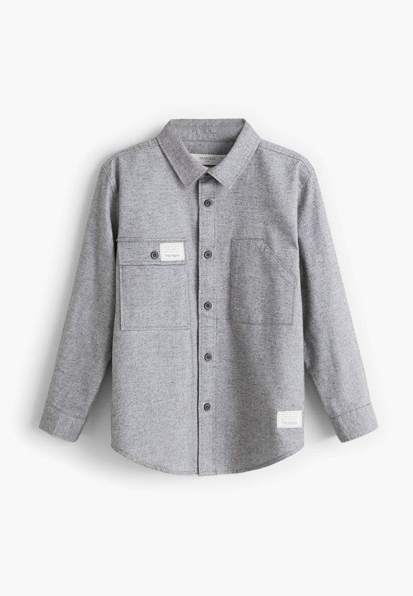 

Рубашка Mango Kids, Mango Kids MA018EBDKDT6, Серый