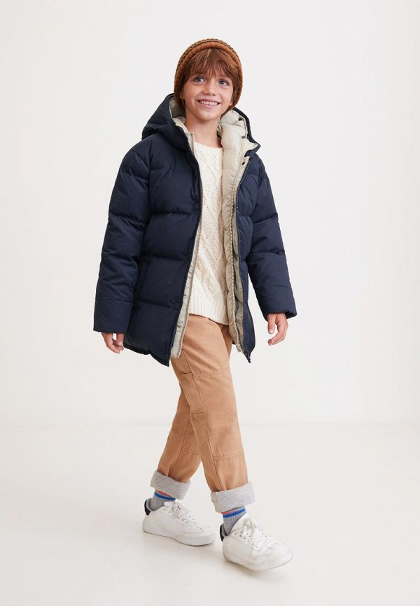 

Куртка утепленная Mango Kids; Mango Kids MA018EBDOFF9, Синий