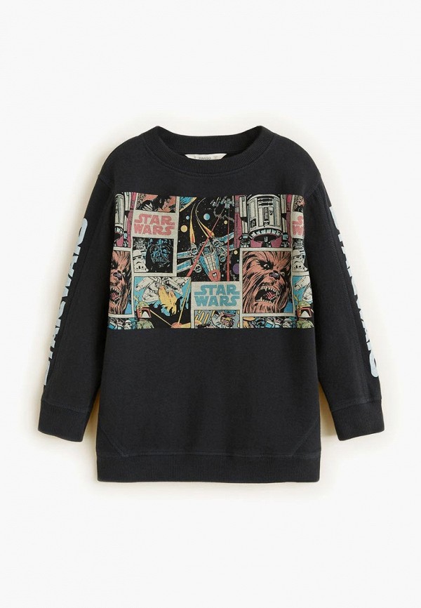 

Свитшот Mango Kids, Mango Kids MA018EBDPOR6, Черный