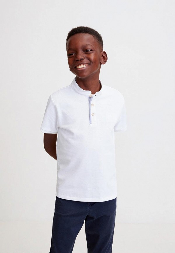 

Поло Mango Kids; Mango Kids MA018EBDXWP5, Белый
