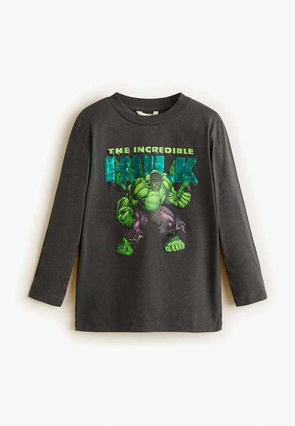 

Лонгслив Mango Kids, Mango Kids MA018EBEBZO5, Серый