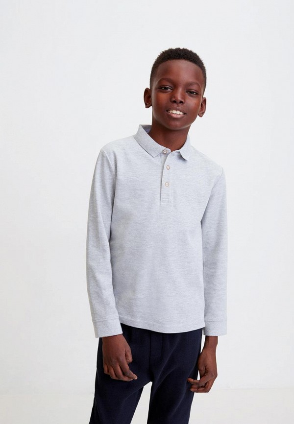 

Поло Mango Kids; Mango Kids MA018EBECAQ6, Серый