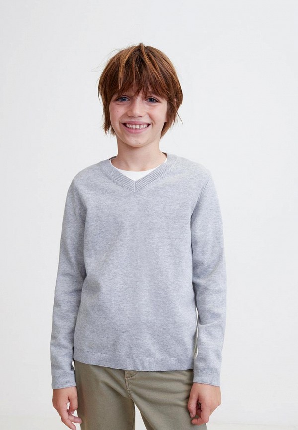 

Пуловер Mango Kids; Mango Kids MA018EBECBR9, Серый
