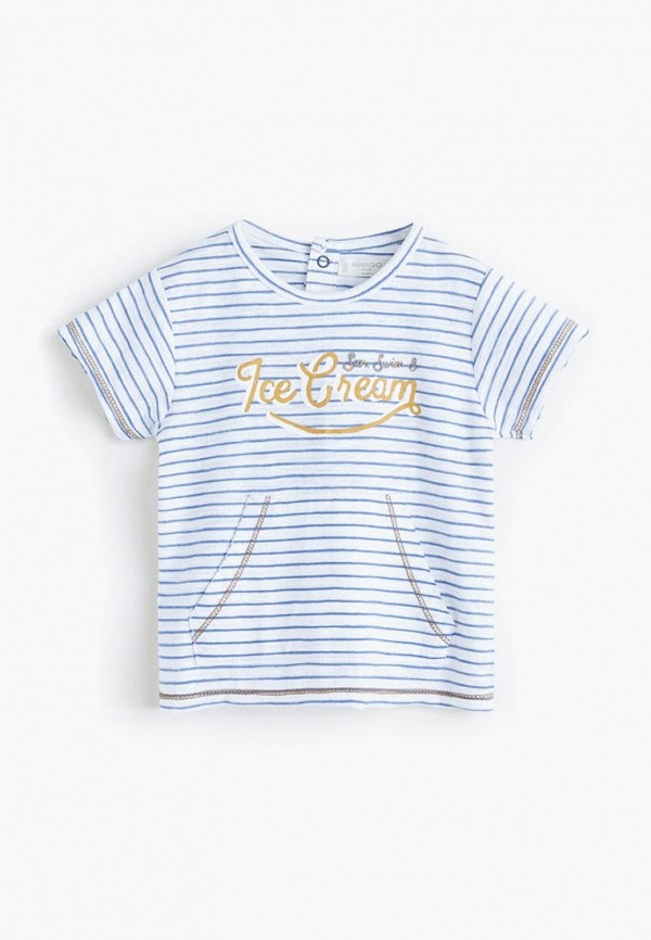 

Футболка Mango Kids, - SASHA, Голубой