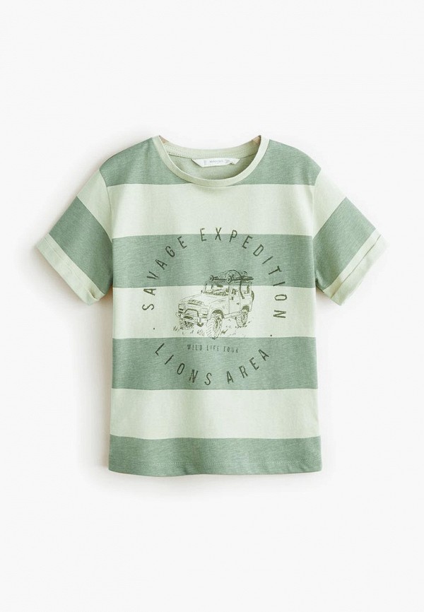 

Футболка Mango Kids, Mango Kids MA018EBEOCP9, Зеленый