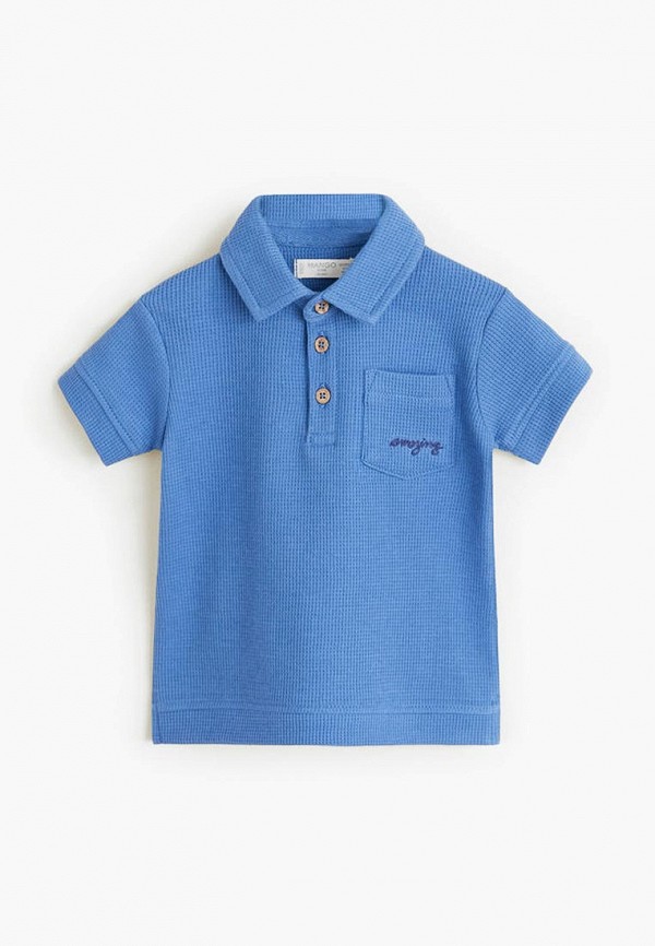

Поло Mango Kids, Mango Kids MA018EBEOCR9, Синий
