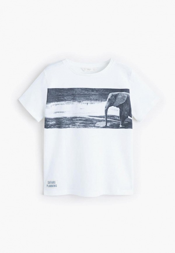 

Футболка Mango Kids, - FRANJI, Белый