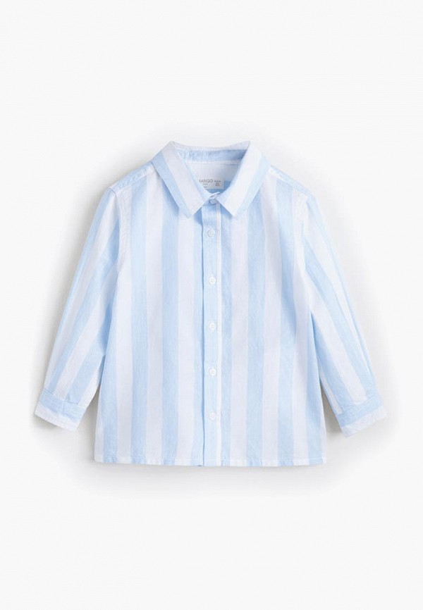 

Рубашка Mango Kids; Mango Kids MA018EBEUNJ7, Голубой