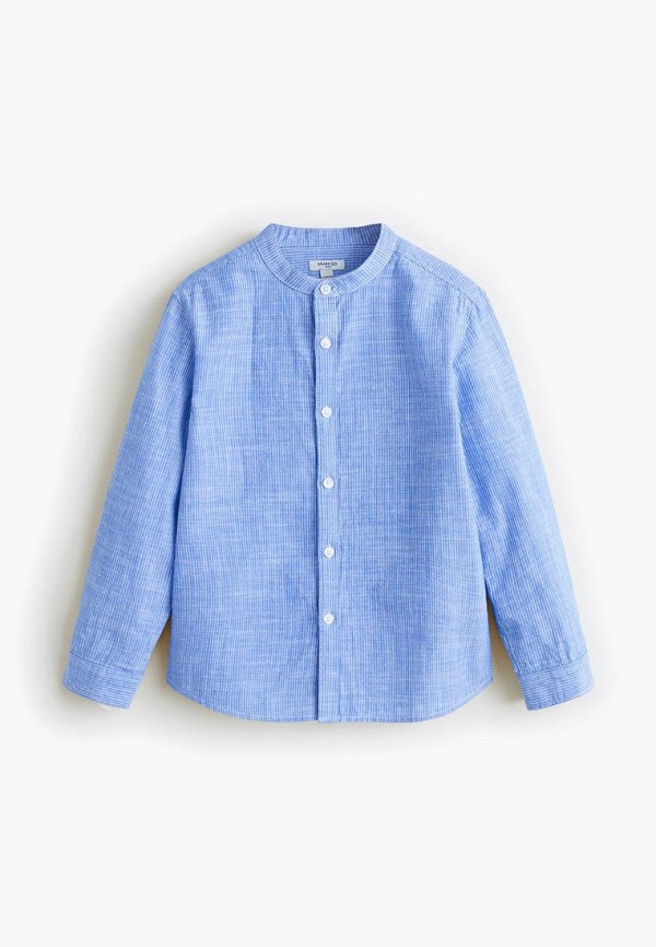 

Рубашка Mango Kids, Mango Kids MA018EBEUNK2, Голубой