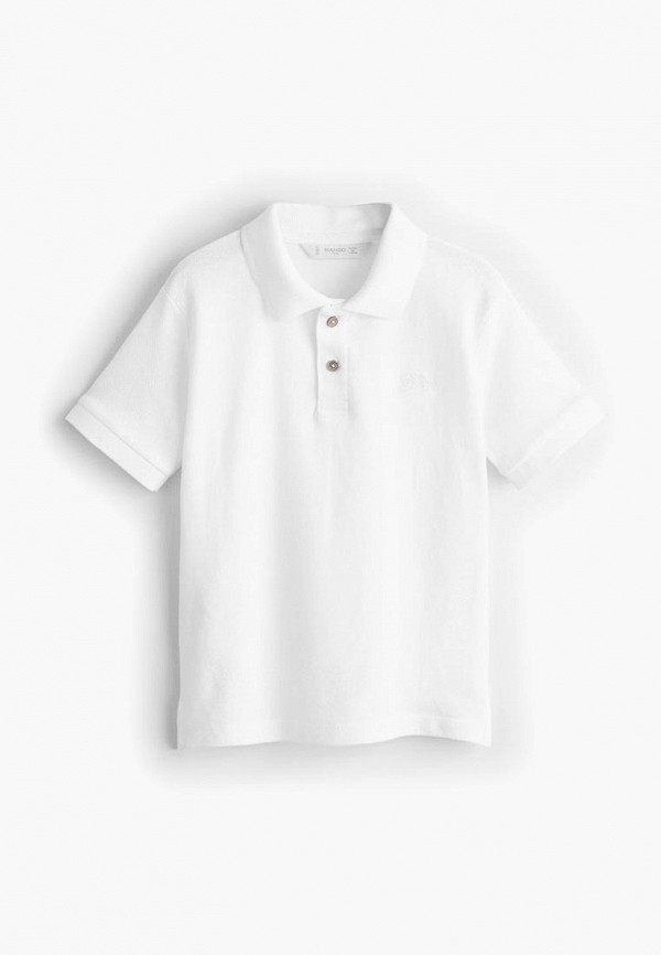 

Поло Mango Kids, Mango Kids MA018EBEWNR6, Белый