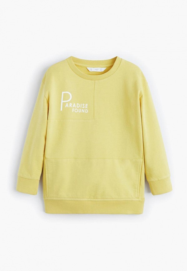 

Свитшот Mango Kids, Mango Kids MA018EBEWNV8, Голубой