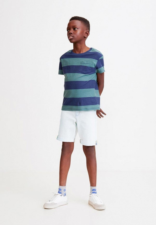 

Шорты Mango Kids, Mango Kids MA018EBEYQH5, Голубой