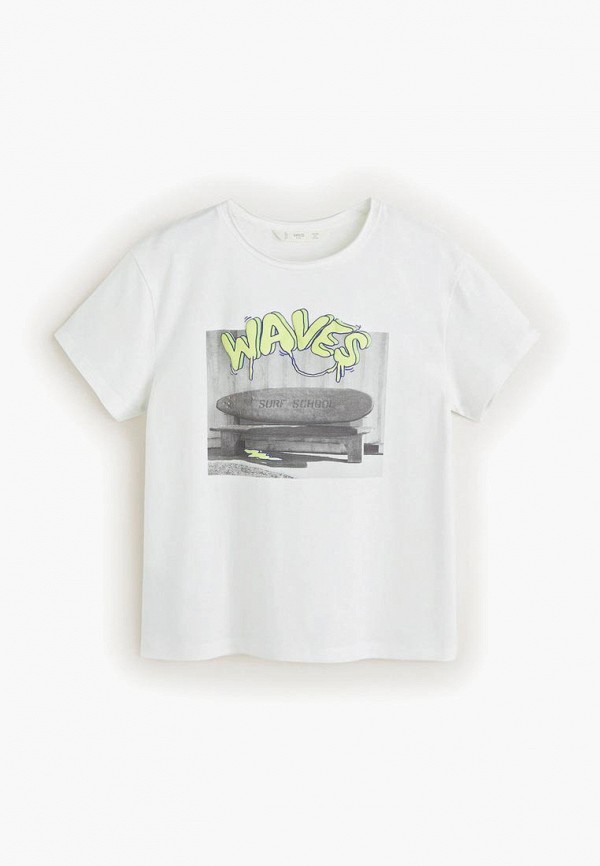 

Футболка Mango Kids, - POPPY, Белый