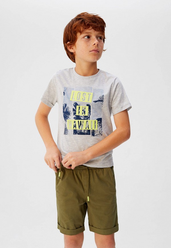 

Футболка Mango Kids, Серый, Mango Kids MA018EBFLWD6