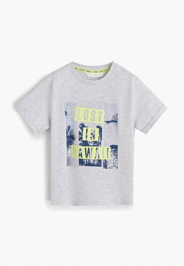 

Футболка Mango Kids, Серый, - LOST