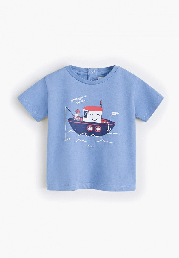 

Футболка Mango Kids, - BOAT, Голубой
