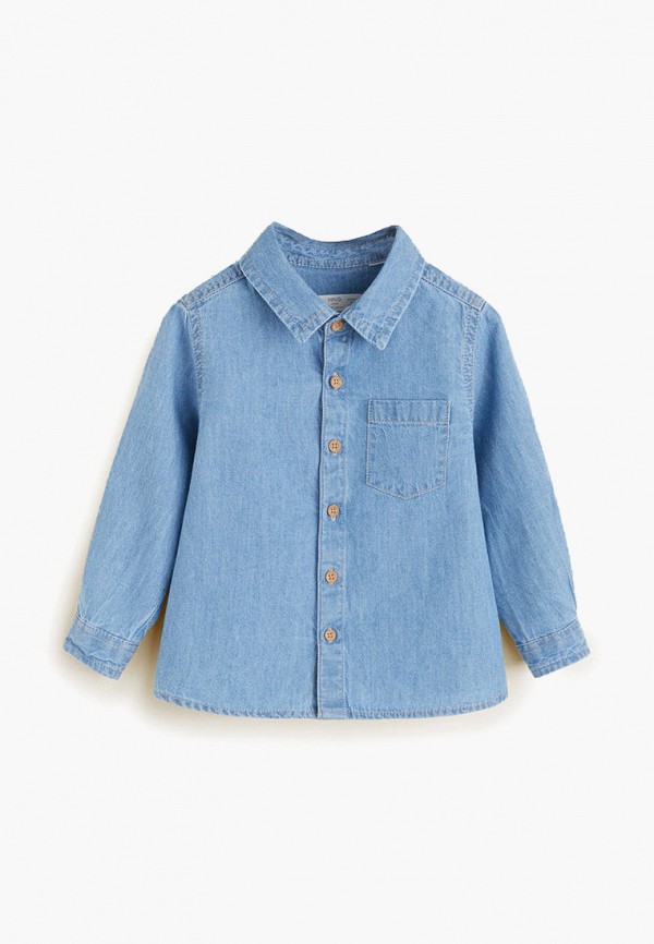 

Рубашка джинсовая Mango Kids, Голубой, Mango Kids MA018EBFTAX3