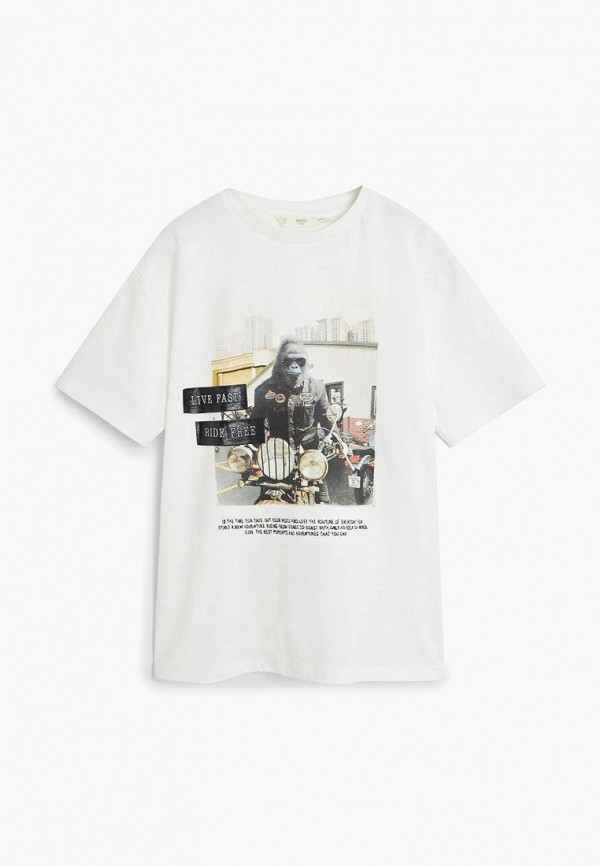 

Футболка Mango Kids, Белый