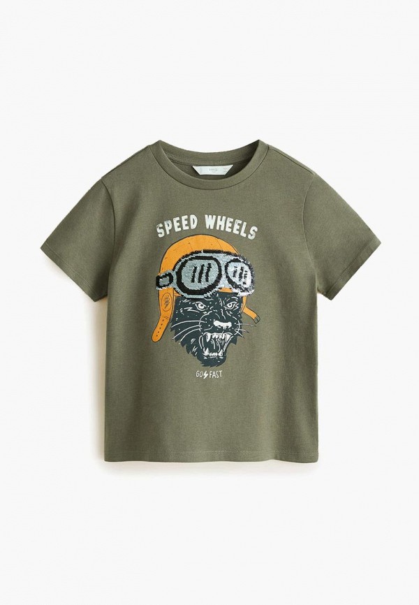 

Футболка Mango Kids, Хаки, - MOTO5