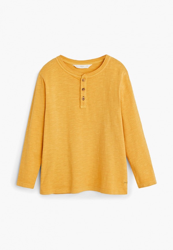 

Лонгслив Mango Kids, - PANI5, Желтый