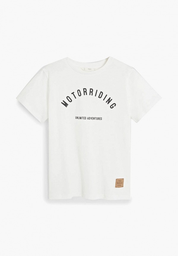 

Футболка Mango Kids, Белый, - MOTOR