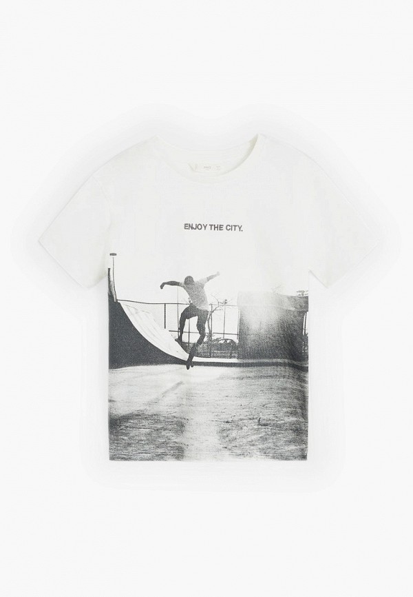 

Футболка Mango Kids, Белый, - VIBES