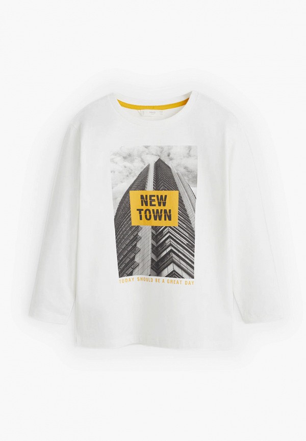 

Лонгслив Mango Kids, Белый, - TOWN
