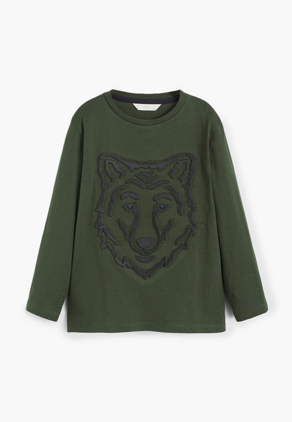 

Лонгслив Mango Kids, Зеленый, - WOLF