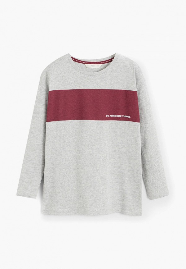 

Лонгслив Mango Kids, Серый, Mango Kids MA018EBGVIU8