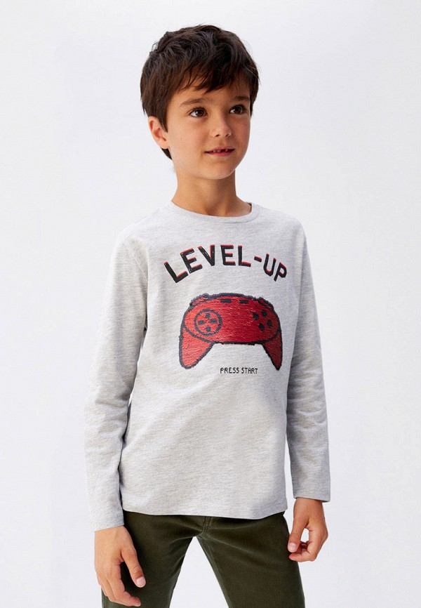 

Лонгслив Mango Kids, Серый, Mango Kids MA018EBGVIV1