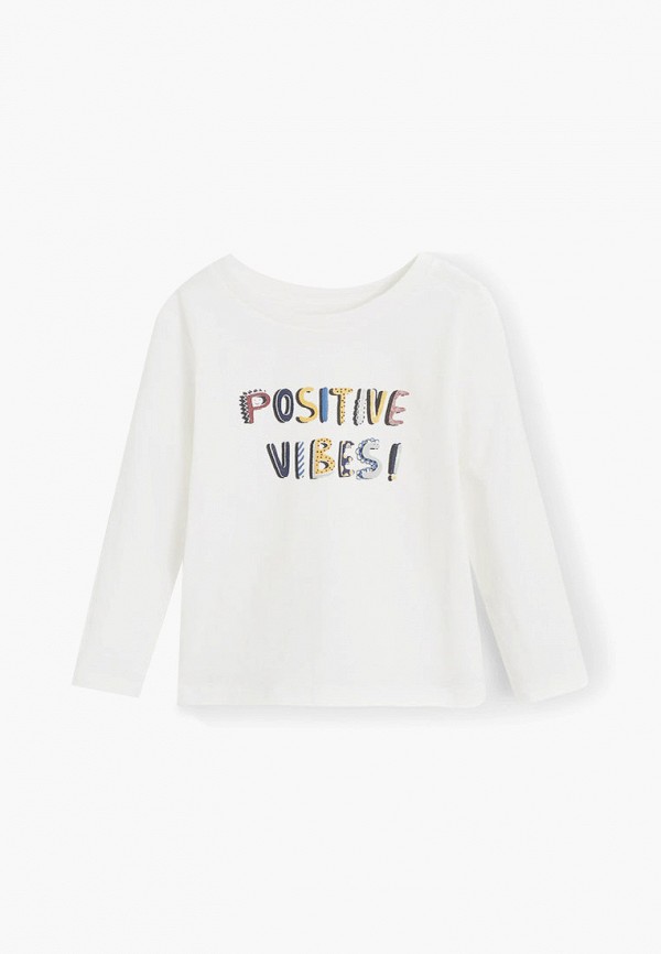 

Лонгслив Mango Kids, Белый, - POSITIVE