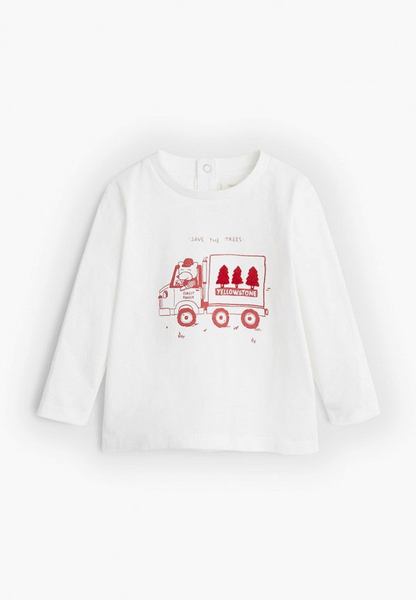 

Лонгслив Mango Kids, Белый, - MOUNTAIN