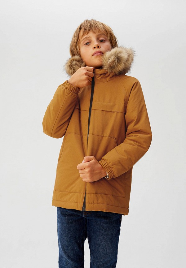 

Куртка утепленная Mango Kids, Коричневый, Mango Kids MA018EBHAAT0