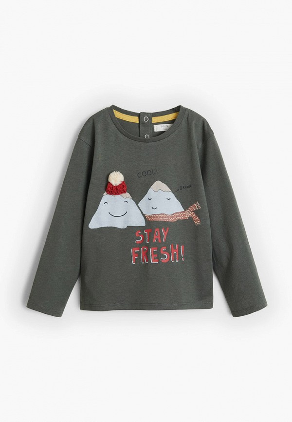 

Лонгслив Mango Kids, Хаки, - GORRO