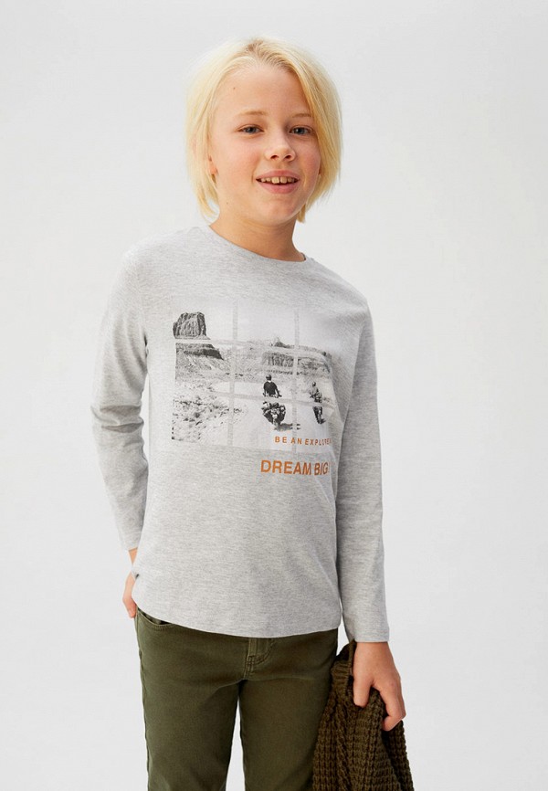 

Лонгслив Mango Kids, Серый, Mango Kids MA018EBHAEY4