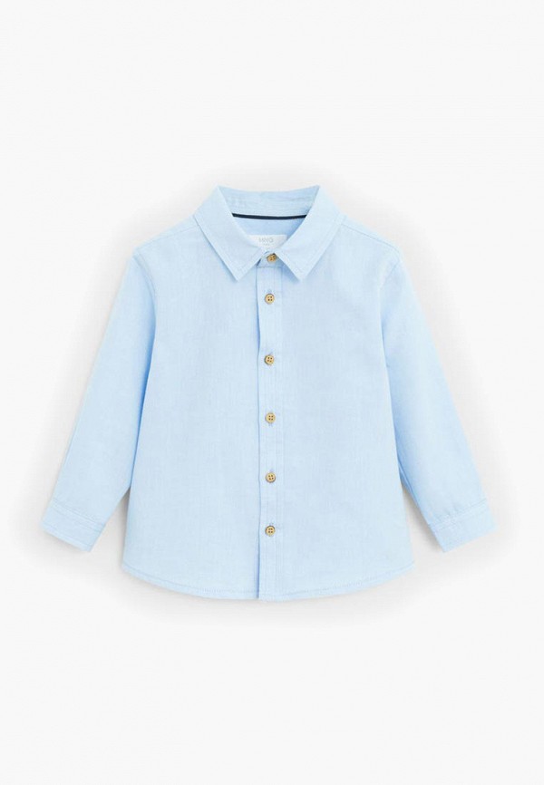 

Рубашка Mango Kids, Голубой, Mango Kids MA018EBIFBR3