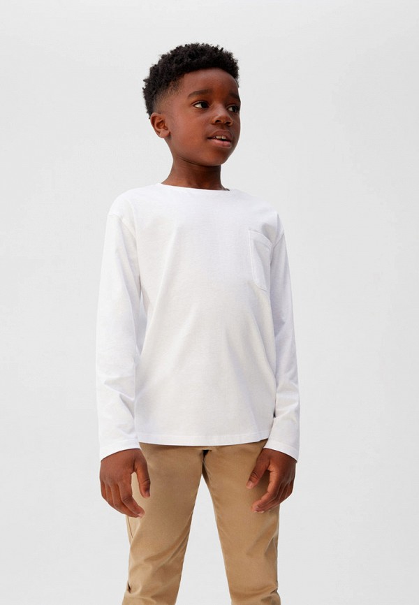 

Лонгслив Mango Kids, Белый, - BASIC5